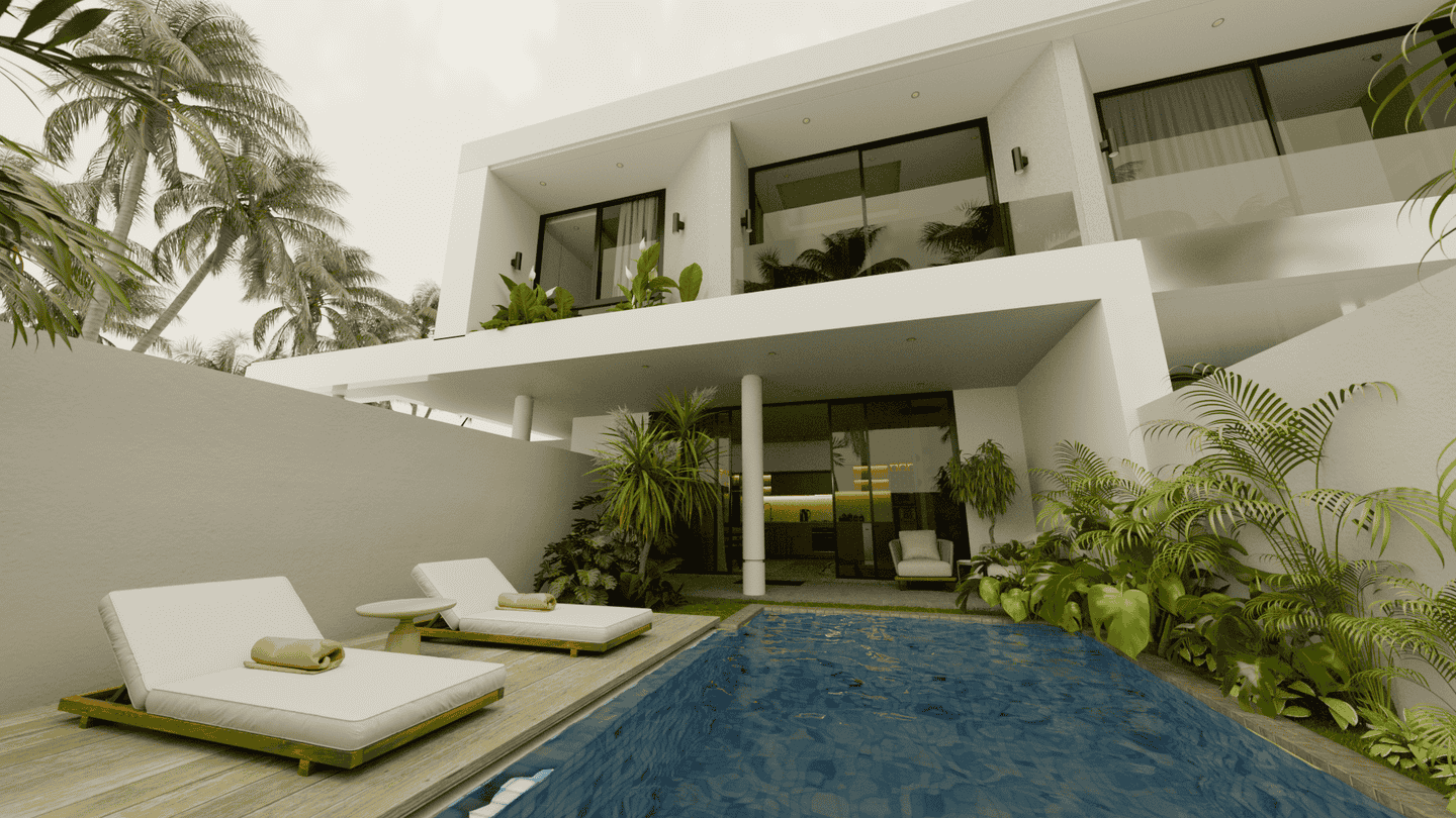 STYLISH 2 BEDROOM VILLA FOR SALE LEASEHOLD IN KEROBOKAN BE-1103 